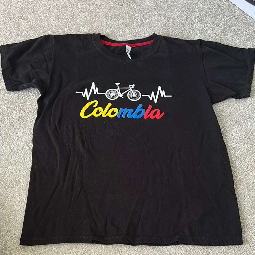 Black Colombia Graphic T-Shirt